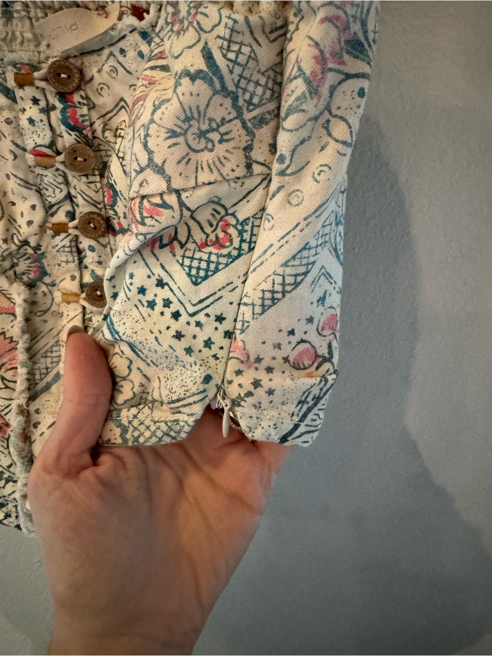 Anthropologie Pilcro Printed Floral Corset Top Small - Picture 7 of 9